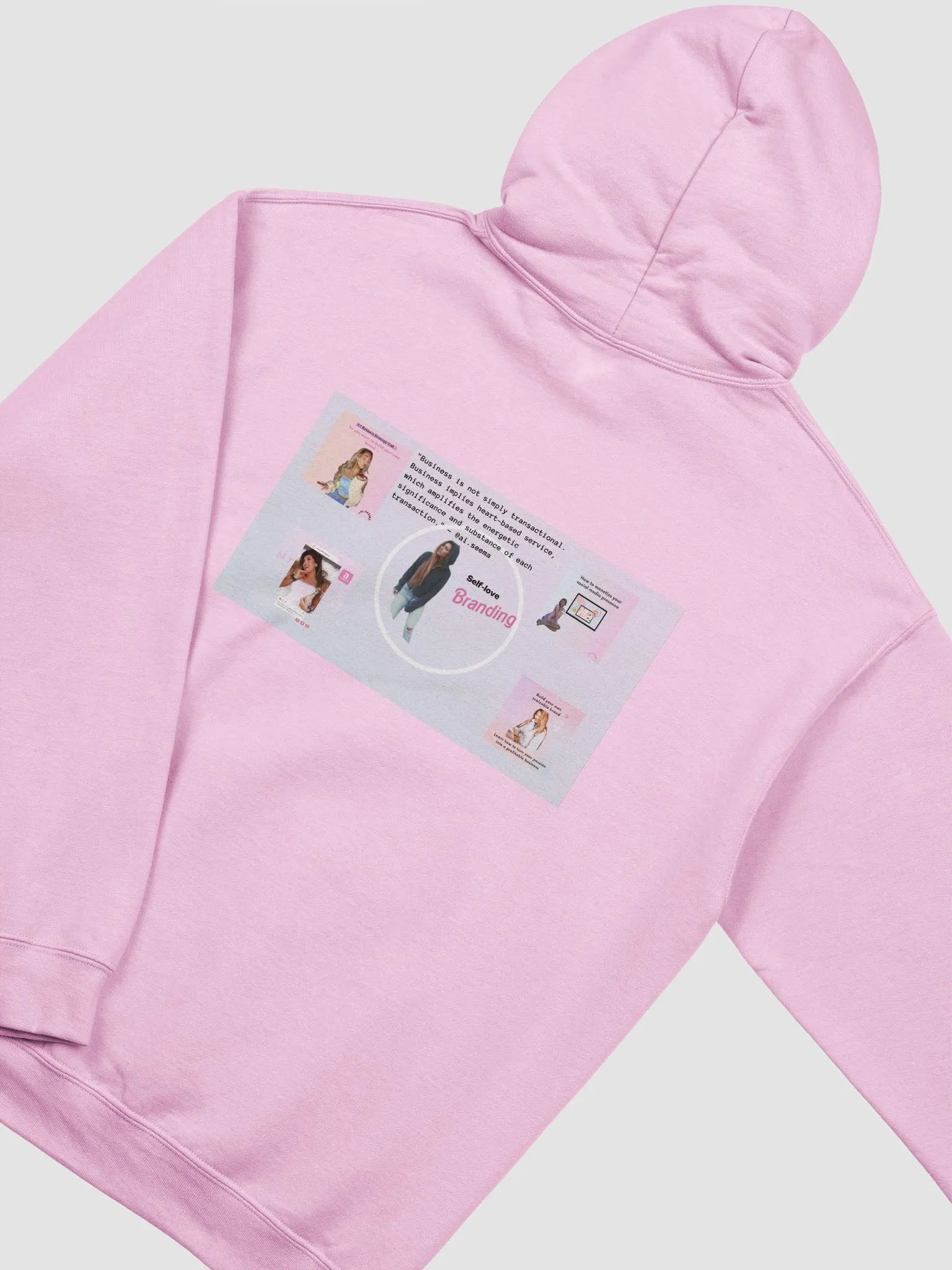 Click me pink Hoodie product image (3)
