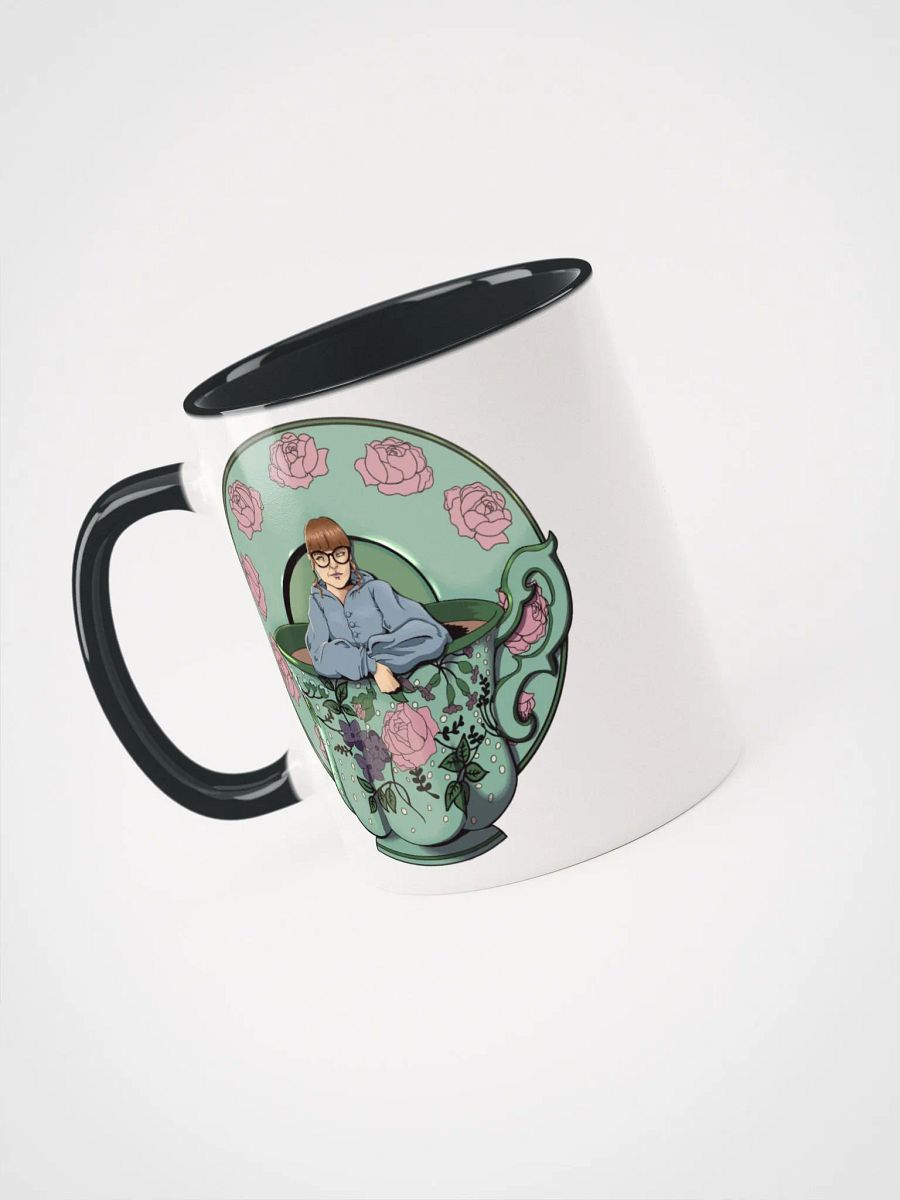 Rosey Tea mug with colorful inside product image (3)