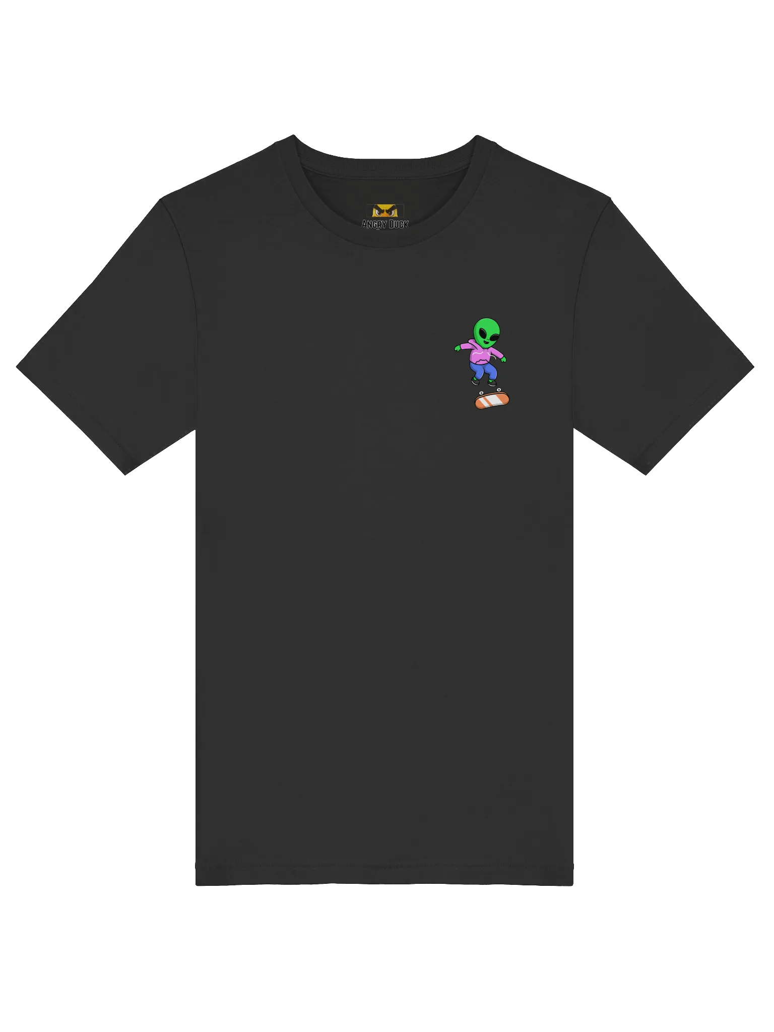 Alien Skateboarder Graphic T-Shirt product image (5)