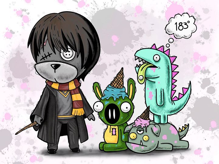 Whimsical Chaos: The Wizard Mr. Button and Friends product image (1)