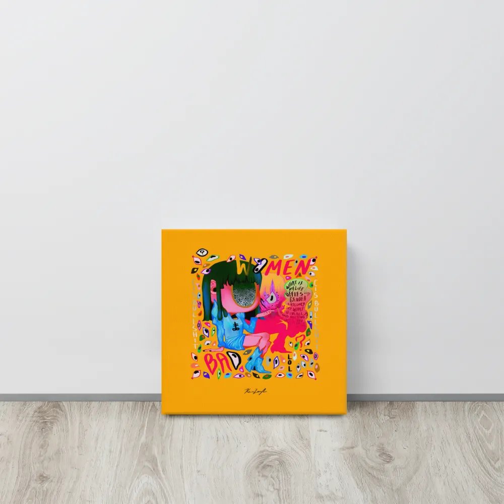 g e n d e r Square Canvas Print product image (6)