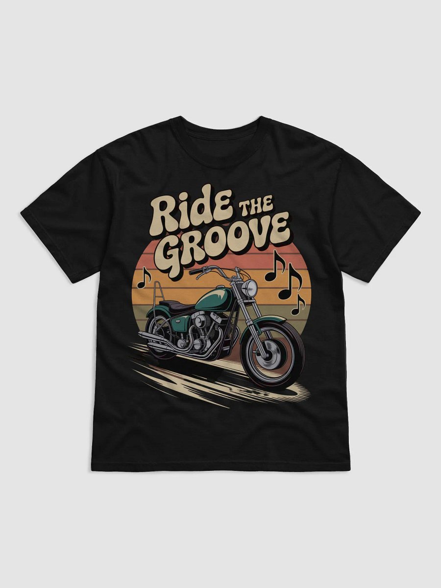Funky Rider Retro Motorcycle T-Shirt product image (1)