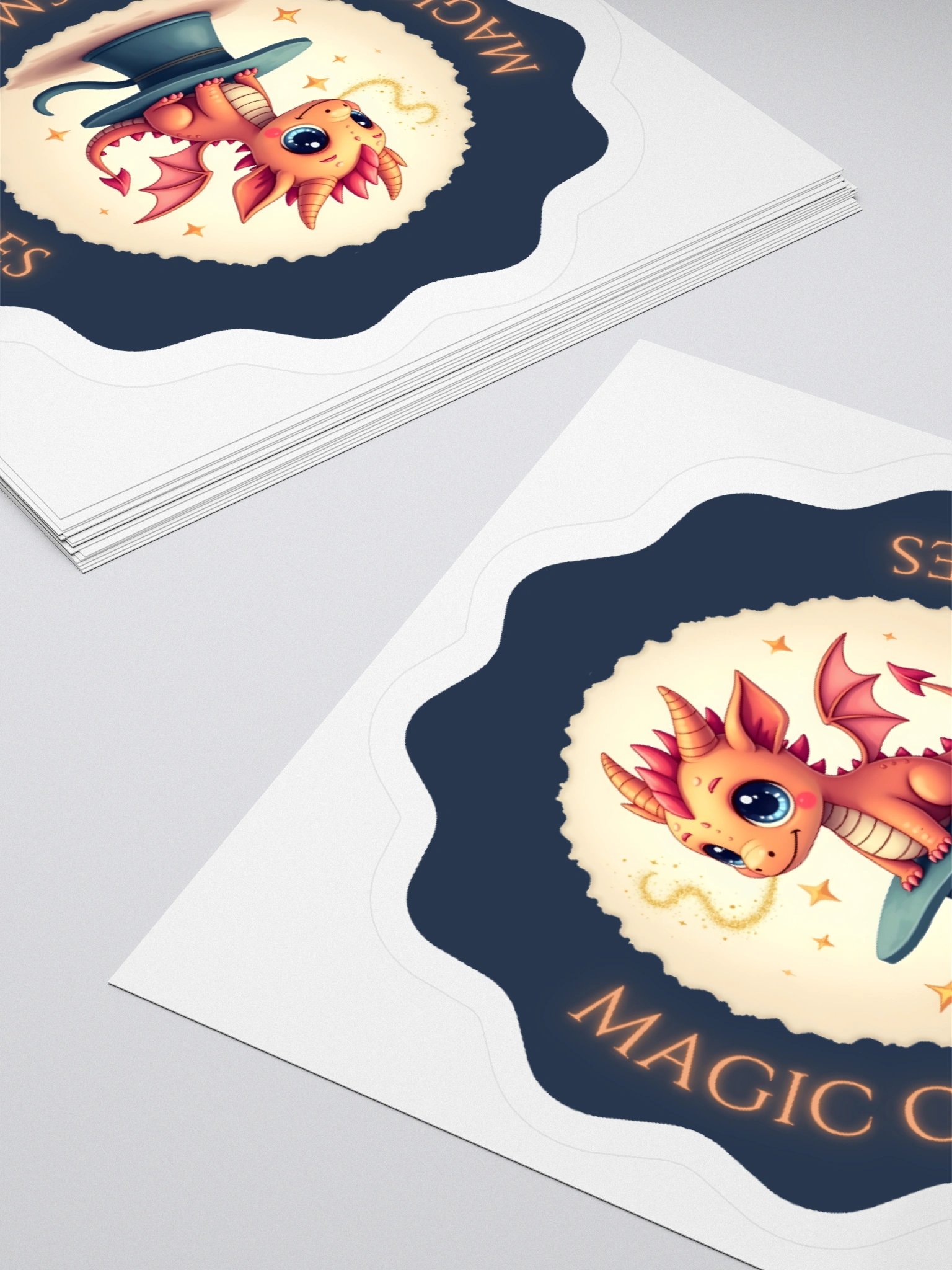 Magic Comes In Small Packages – Cute Baby Dragon Sticker product image (4)
