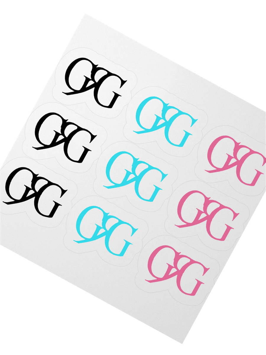 GRG Lettering Kiss Cut Stickers product image (5)