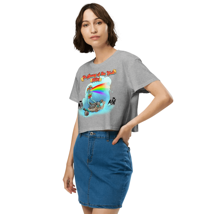 Running of the Trolls Crop Tshirt by Mischi product image (5)