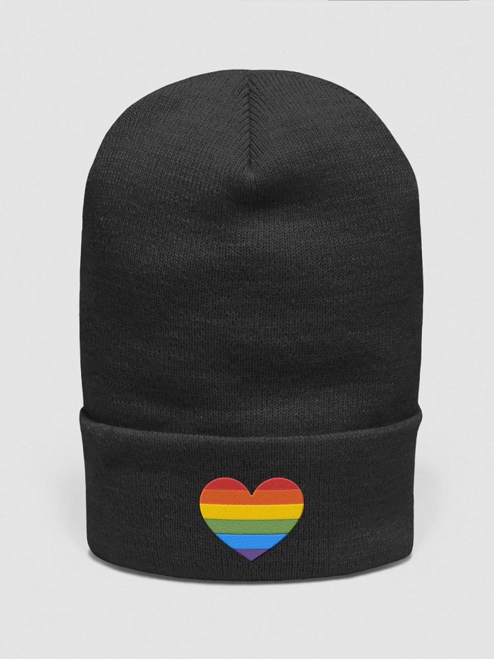 Rainbow Heart Beanie product image (2)