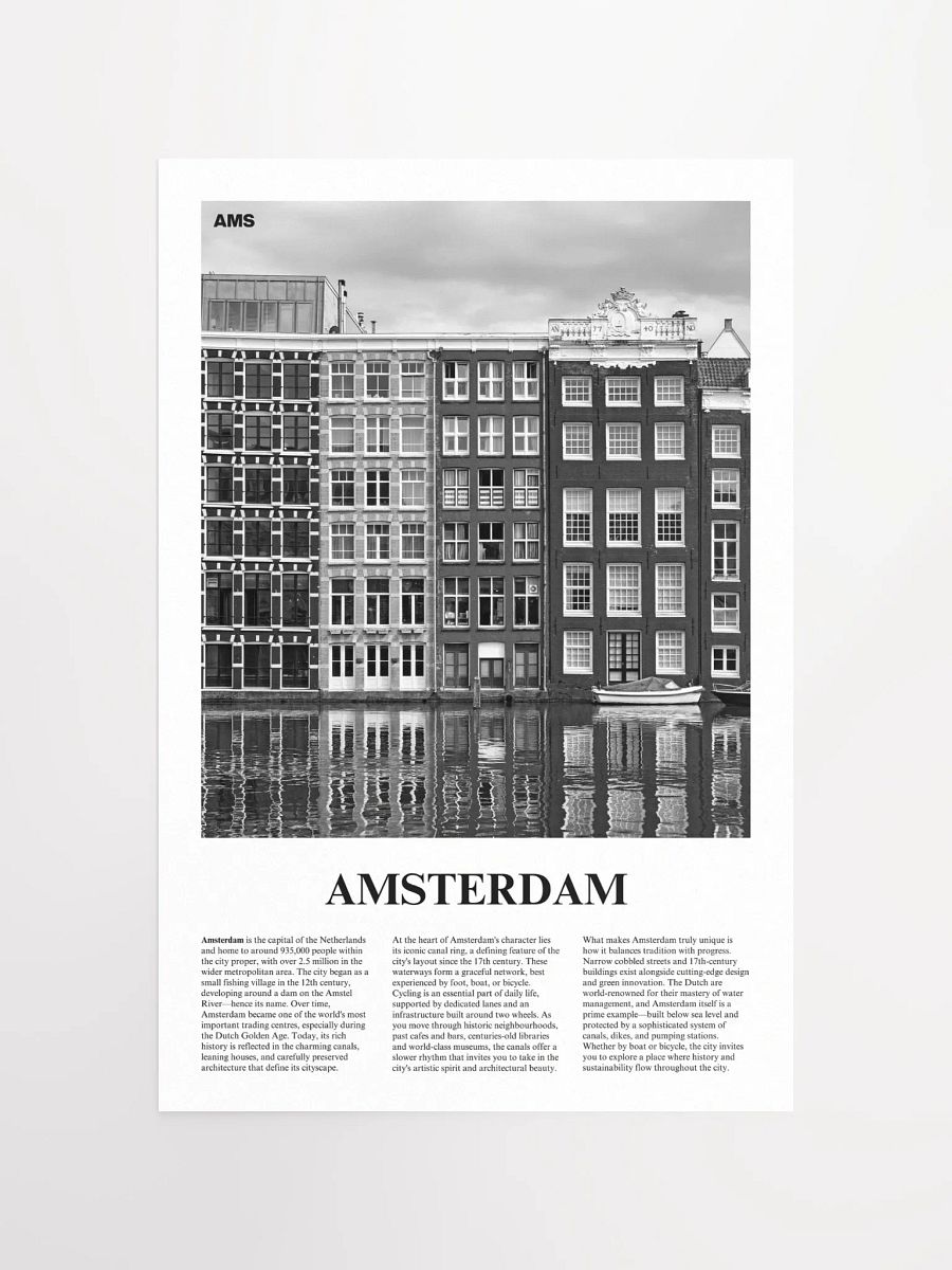 Amsterdam 01 Newspaper Poster product image (6)
