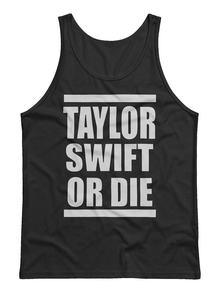Taylor Swift or Die Jersey Tank product image (1)