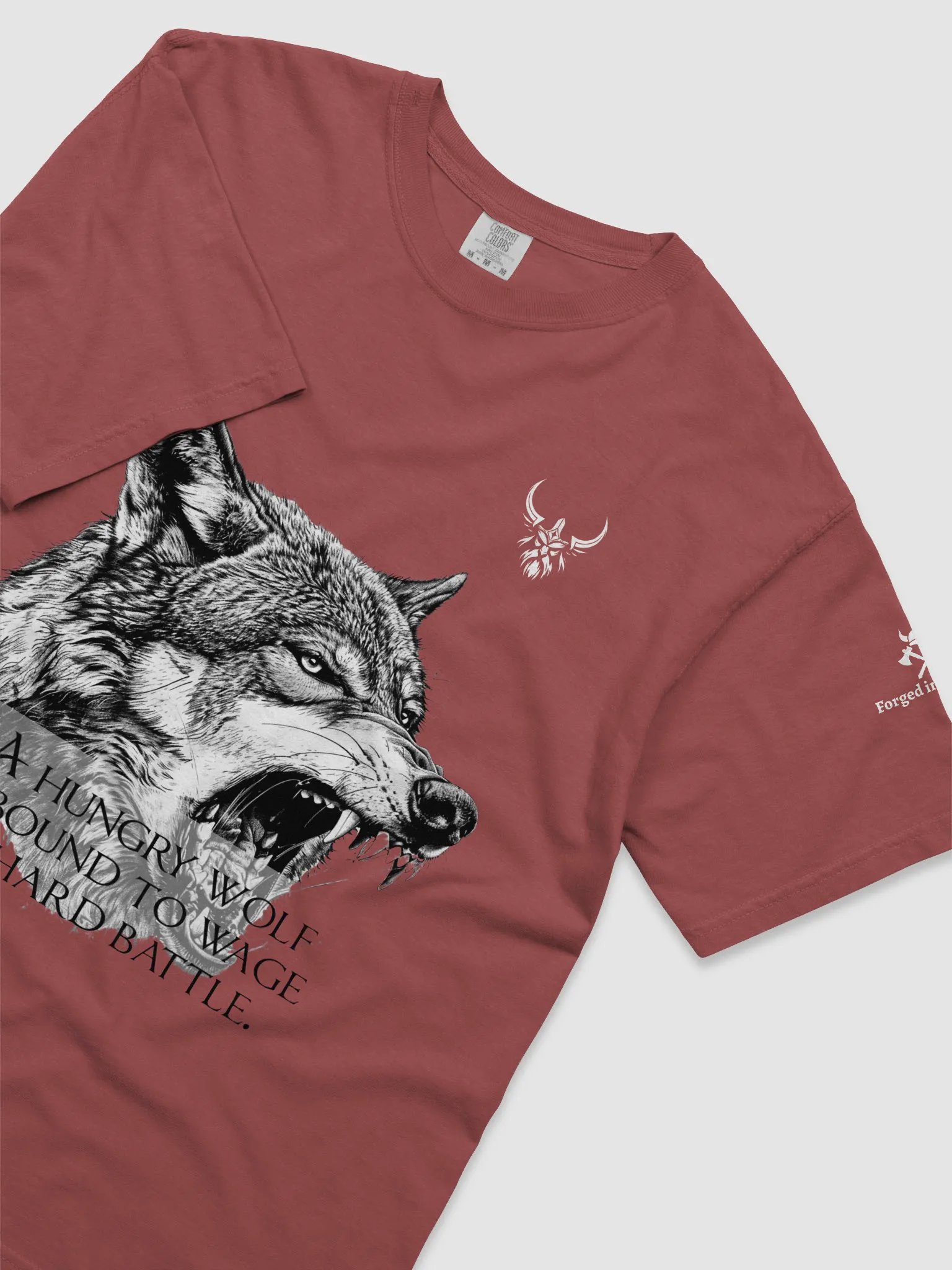 Battle Ready Wolf Men's Viking Spirit T-Shirt product image (4)