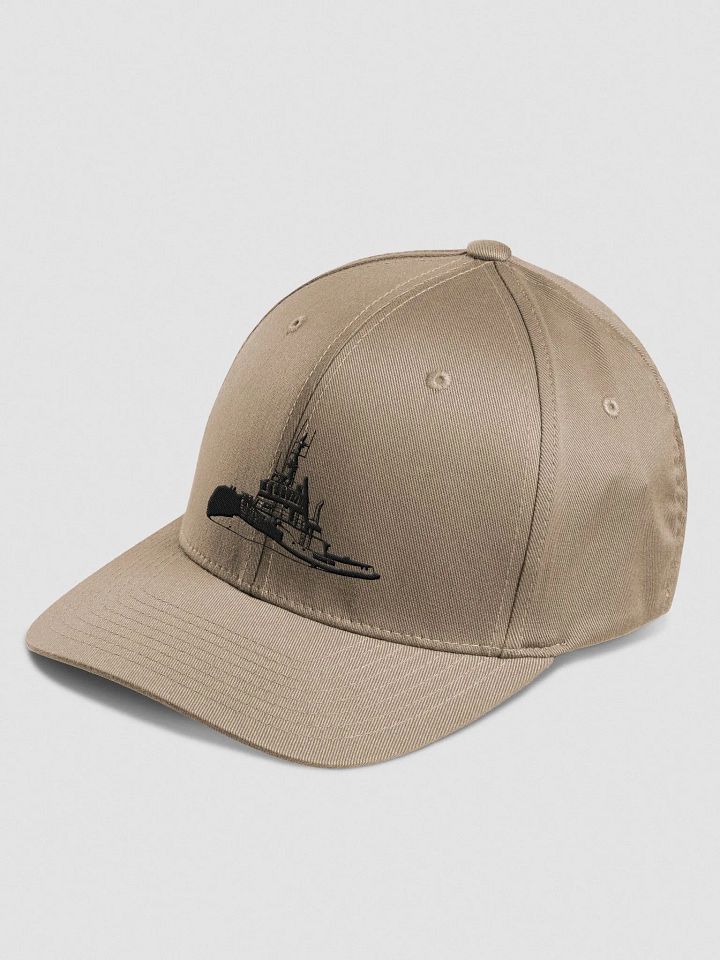 Black Marco tug Fitted Flexfit Cap product image (8)