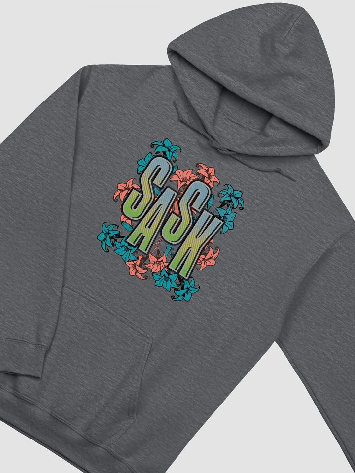 Sask Saskatoon Saskatchewan Gradient Floral Hoodie product image (4)