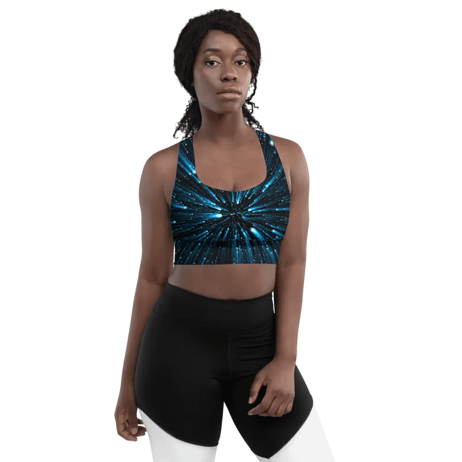 Hyperspace Journey Longline Sports Bra product image (10)