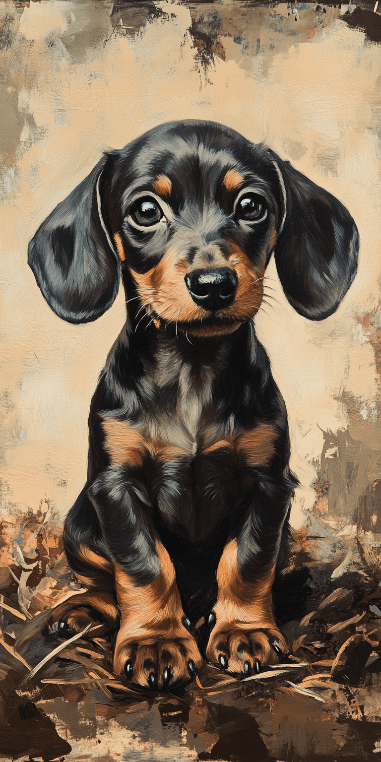 Phone Background Dachshund Puppies (Free) product image (7)