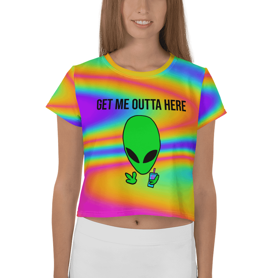Get Me Outta Here Alien Tie Dye Tee product image (1)