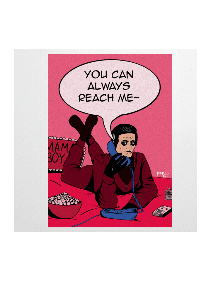 You Can Always Reach Me Generic Sticker product image (2)