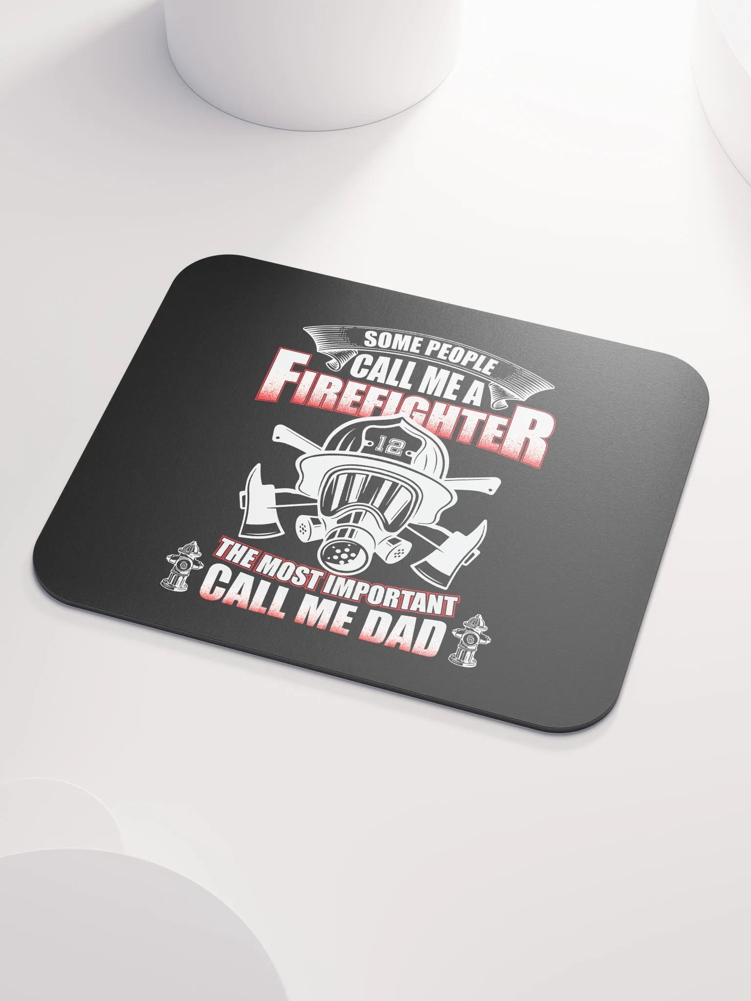Firefighter Dad - Mouse Pad product image (3)