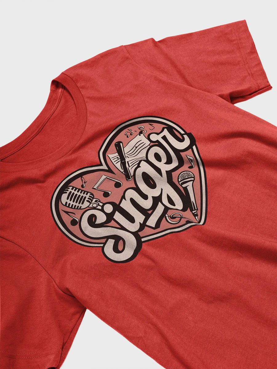 Retro Singer Heart Graphic Tee product image (4)
