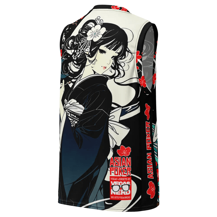Asian Poker Anime Inspired BB Style Polyester Jersey product image (2)