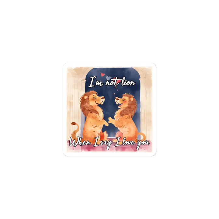 I'm Not Lion Magnet product image (1)