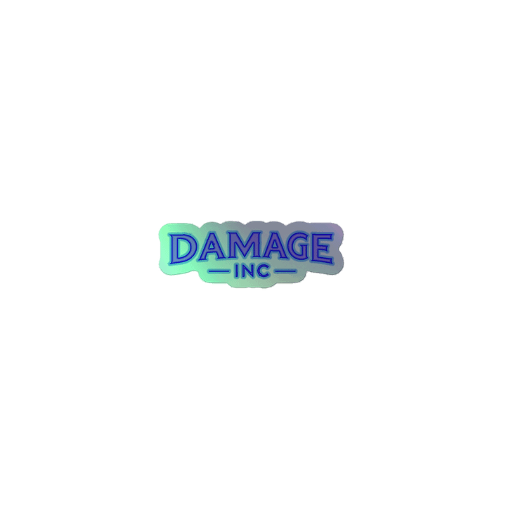 Damage Inc. Logo Holographic Sticker product image (1)