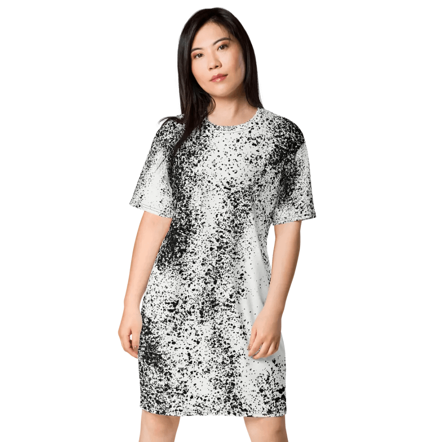 Gritty Monochrome Oversized Dress product image (6)