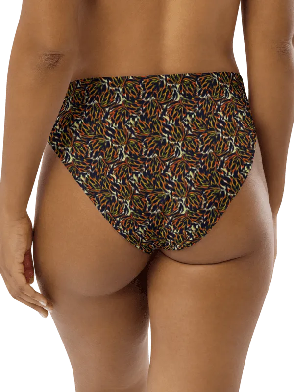 Tiger Flower | Recycled High Waisted Bikini Bottom product image (2)