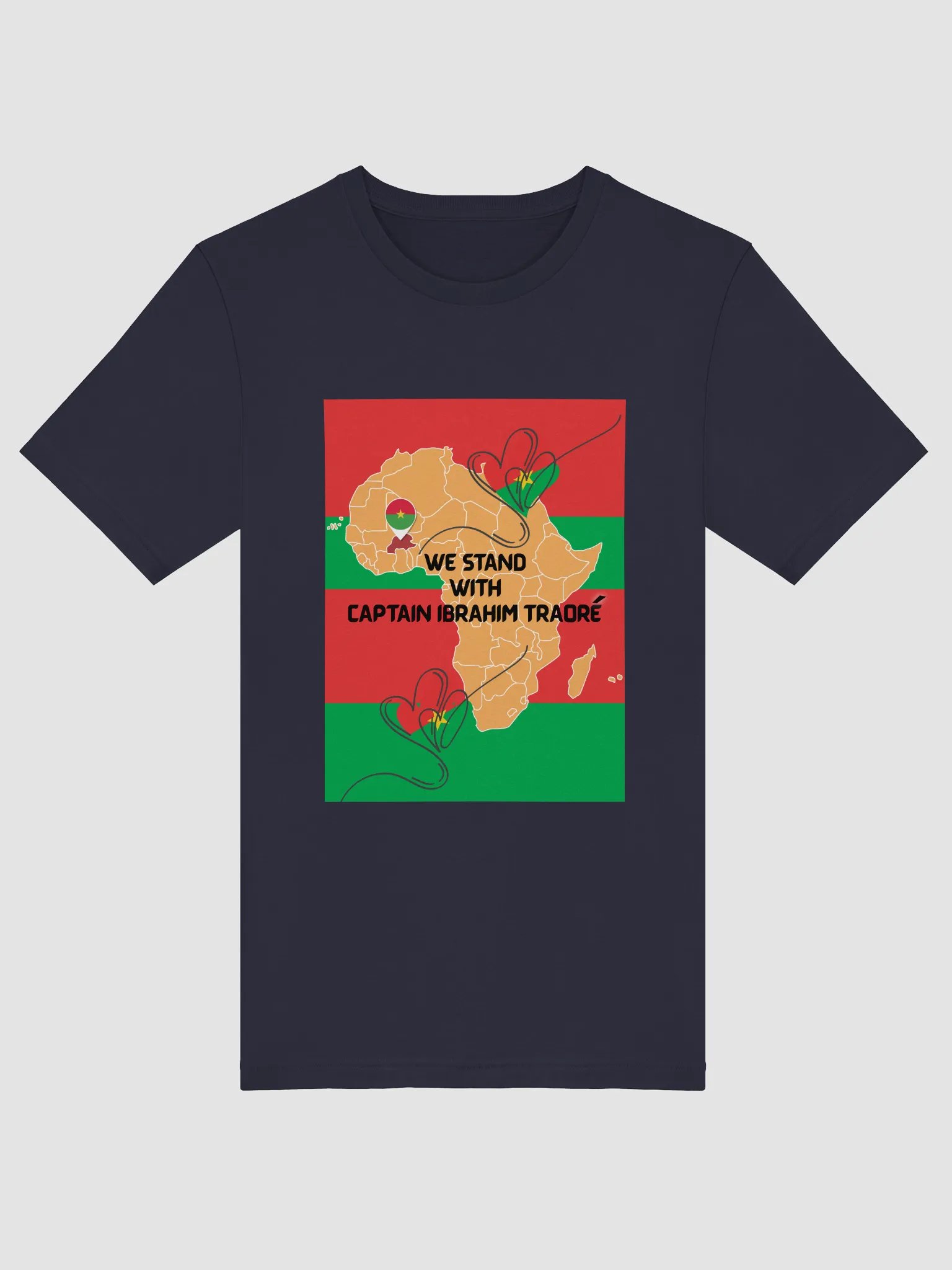 Women's Stand with Captain Ibrahim Traoré Tee product image (5)