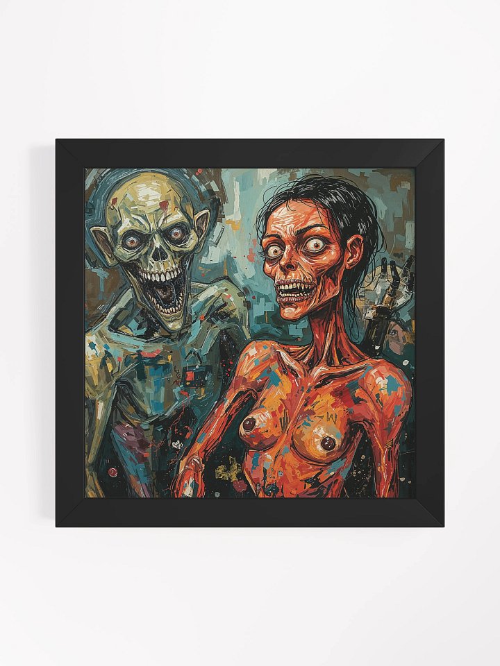 Brushstrokes of the Damned Framed Print product image (4)