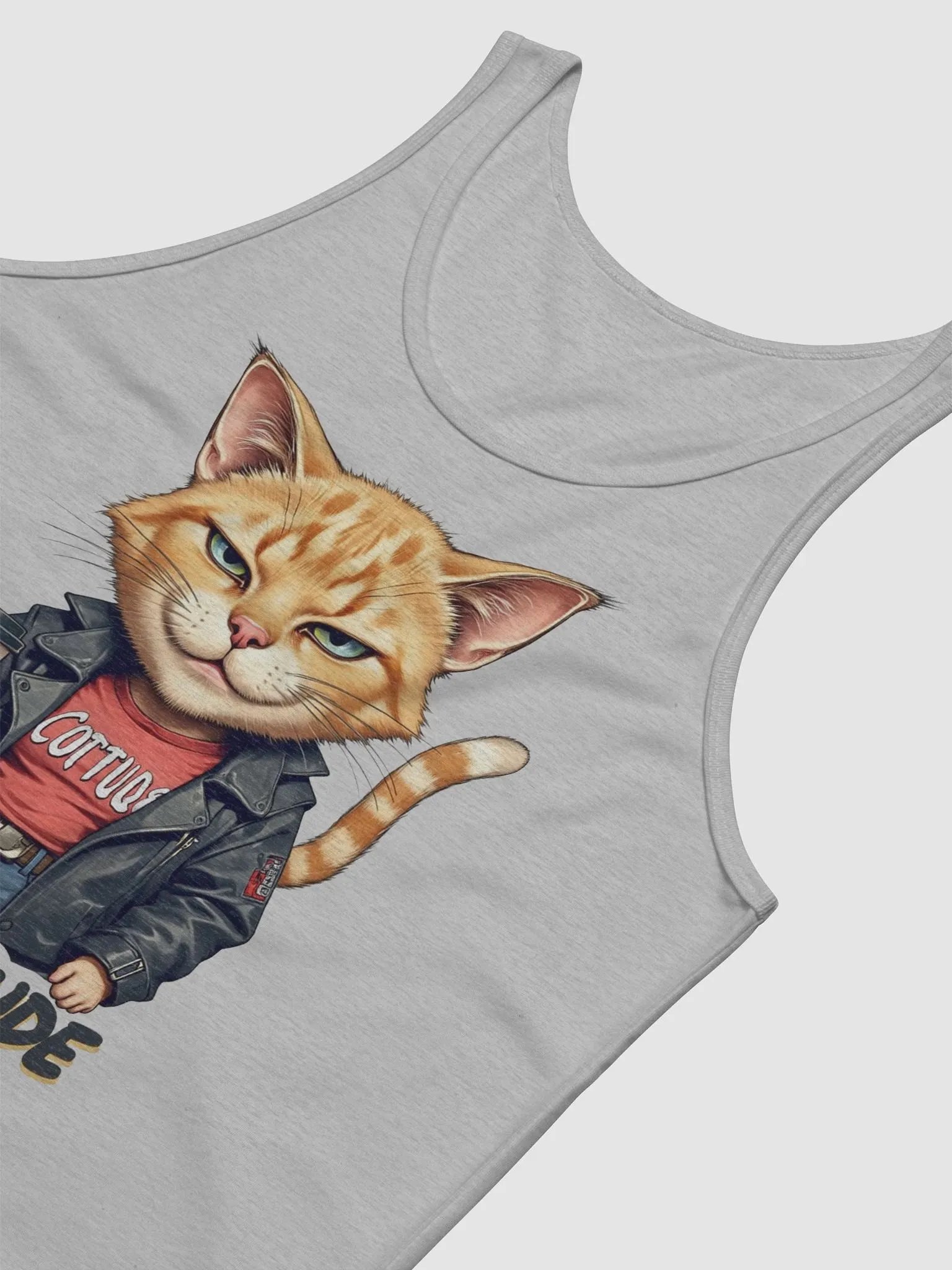 Cattitude and Coffee Illustrated Tank product image (30)
