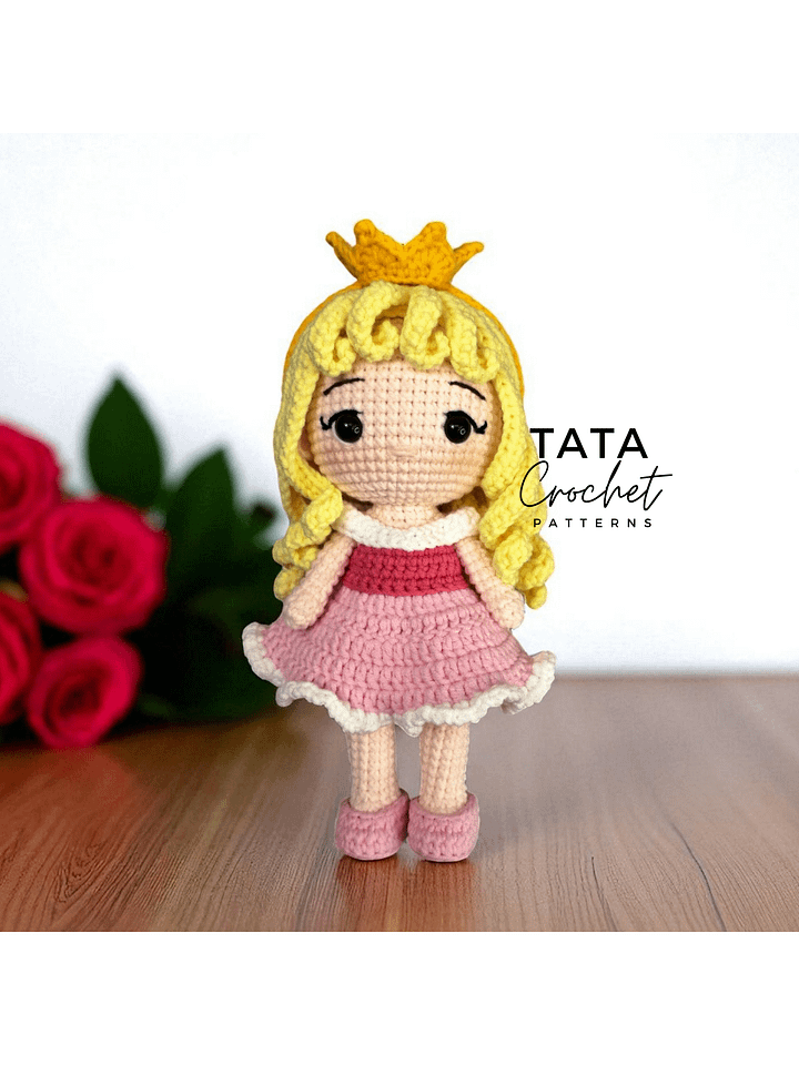 PDF -♡- Doll Dress Up & Transformation -♡- Aurora Princess Amigurumi Crochet Pattern product image (1)