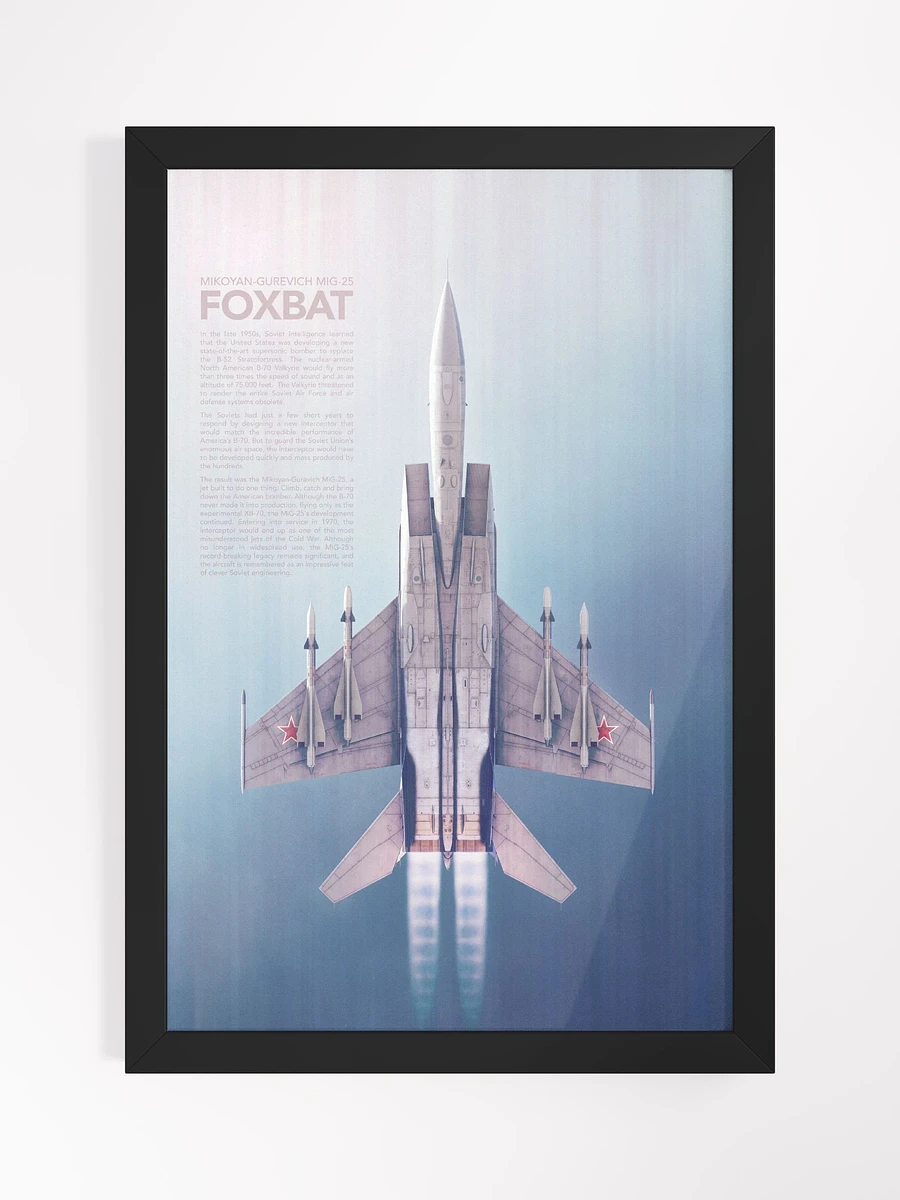MiG-25 Foxbat Framed Artwork product image (2)