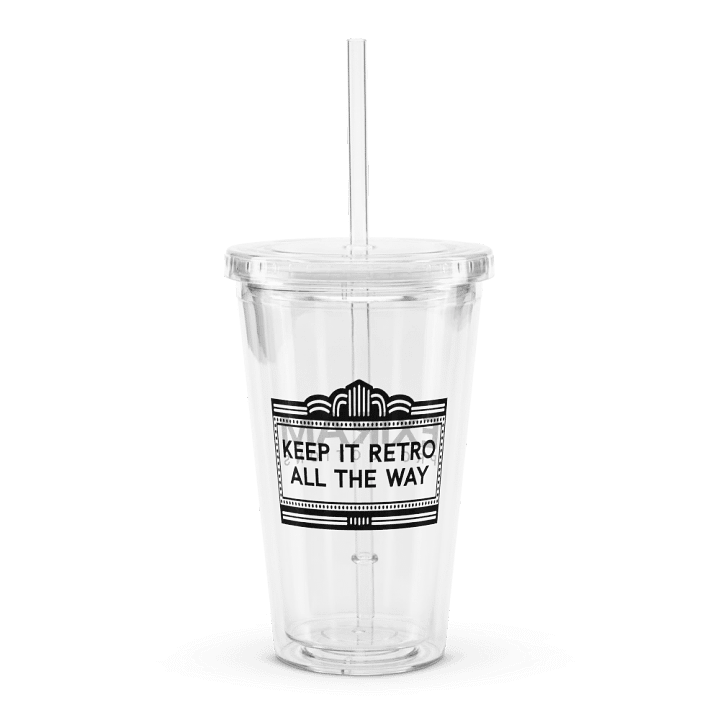Exiram Double Wall Clear Plastic Tumbler product image (2)