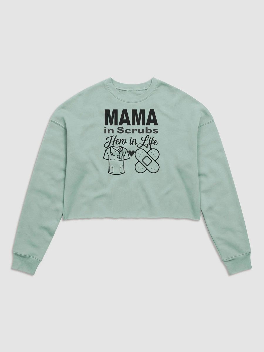 MAMA in Scrubs, Hero in Life Fleece Crop Sweatshirt product image (2)