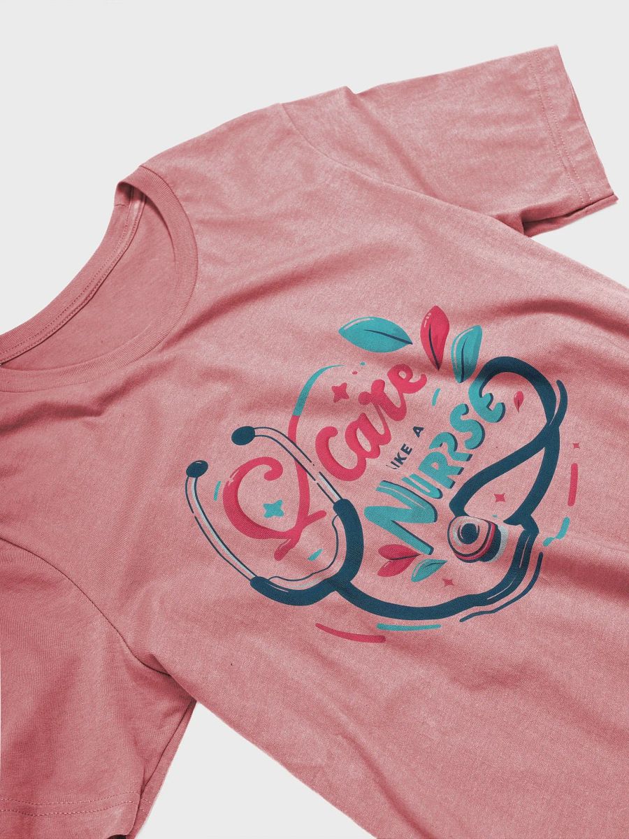 Nurse's Care Stethoscope Tee product image (29)