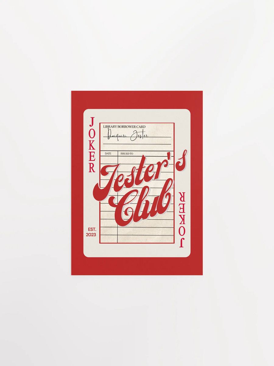 JESTER'S CLUB PRINT product image (1)
