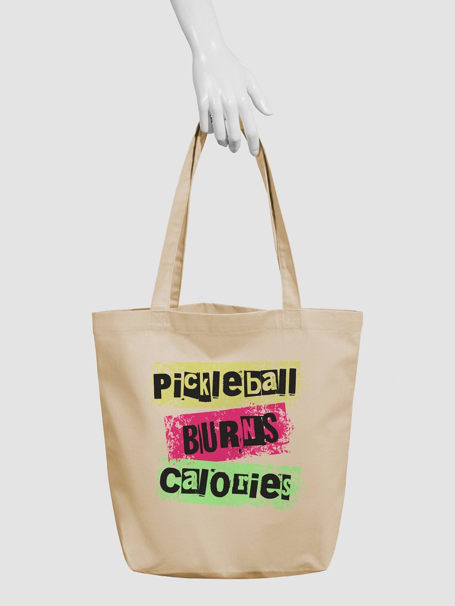 Pickleball Burns Calories Playful Tote Bag product image (6)