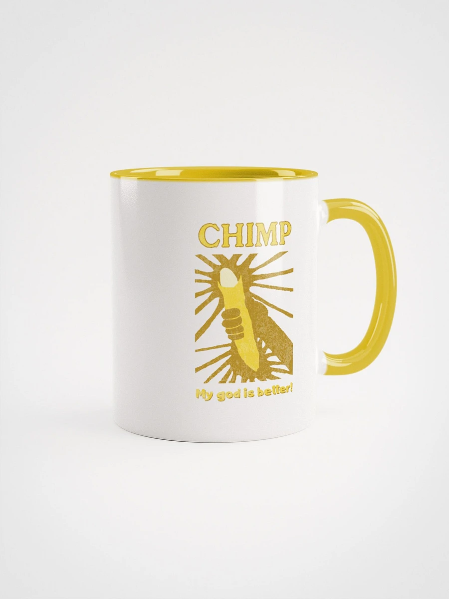 Chimp: My God Is Better Coffee Mug product image (1)