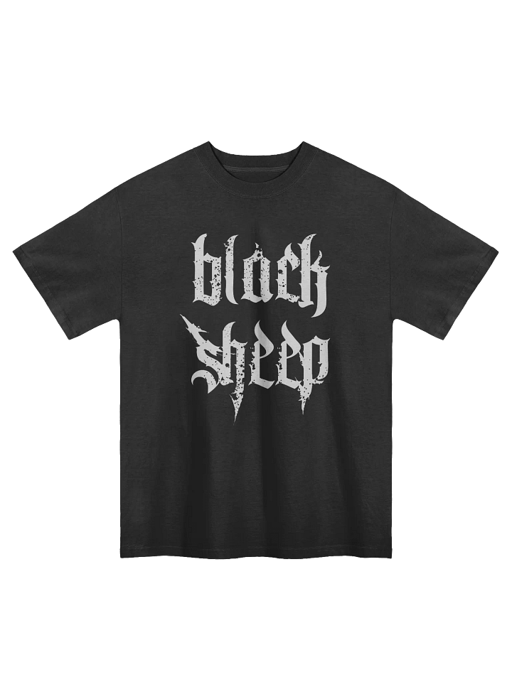 Black Sheep Faded Oversized T shirt product image (1)