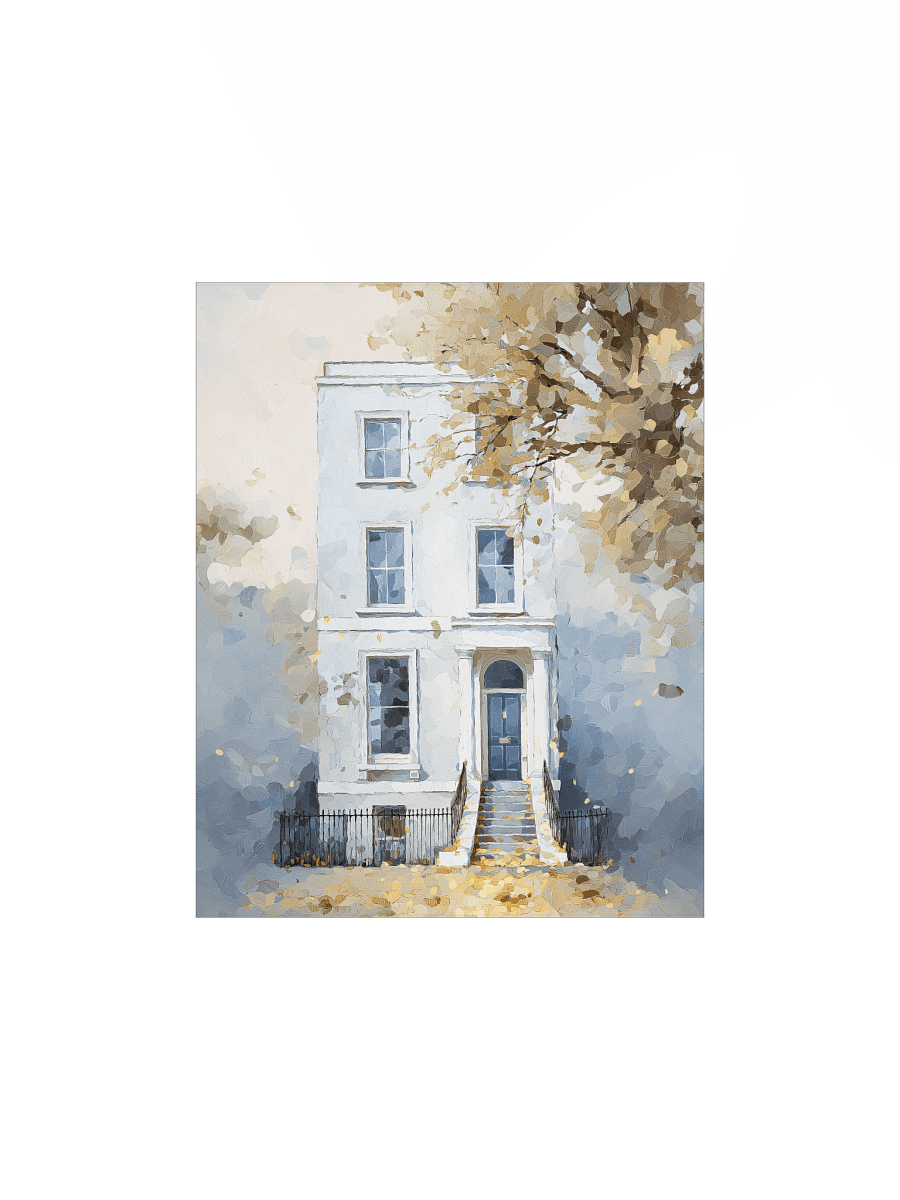October Townhouse Art Print product image (4)
