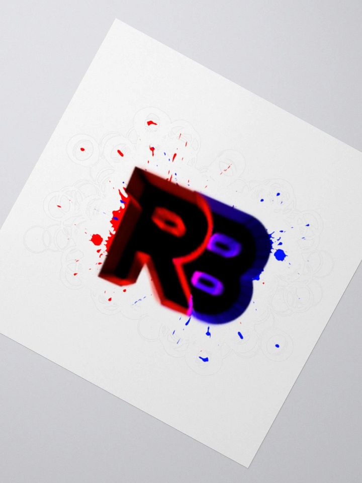 Red & Blue™ Logo Sticker product image (2)