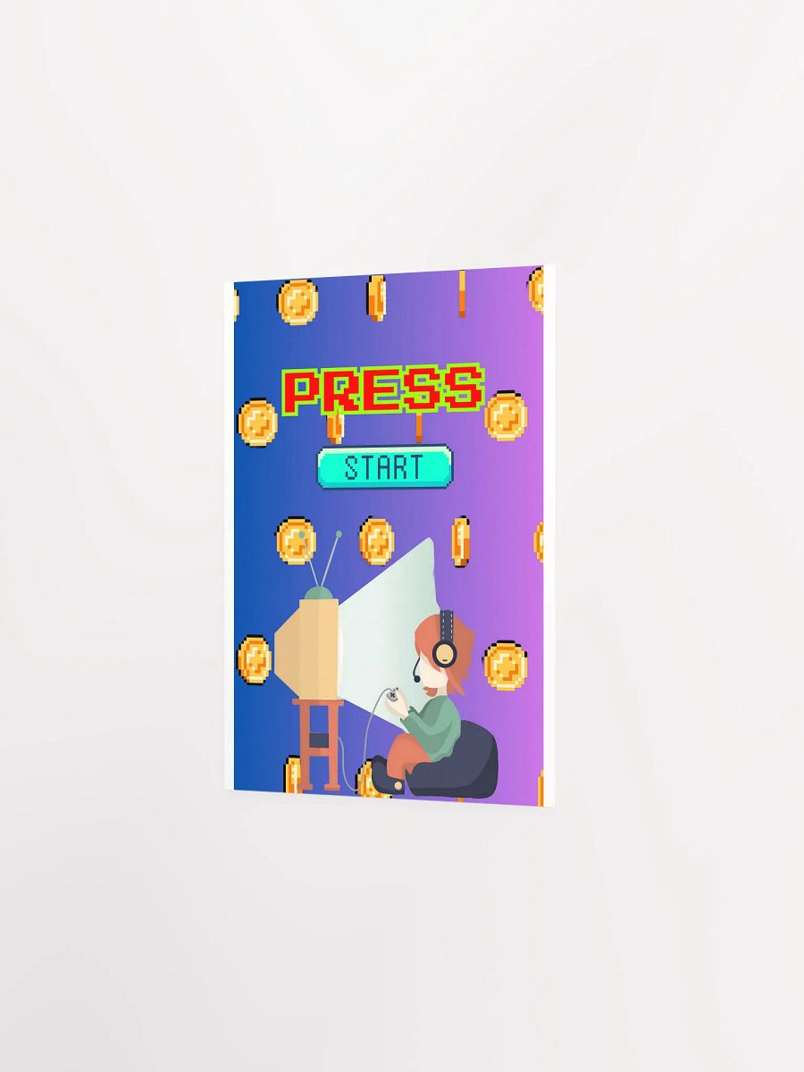 Pixelated Press Start Poster product image (16)
