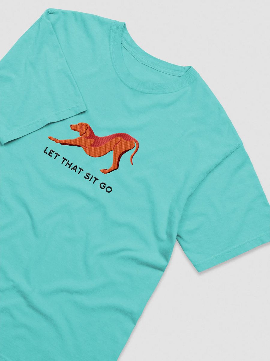 Let That Sit Go T-Shirt(Embroidered) of a Vizsla product image (27)