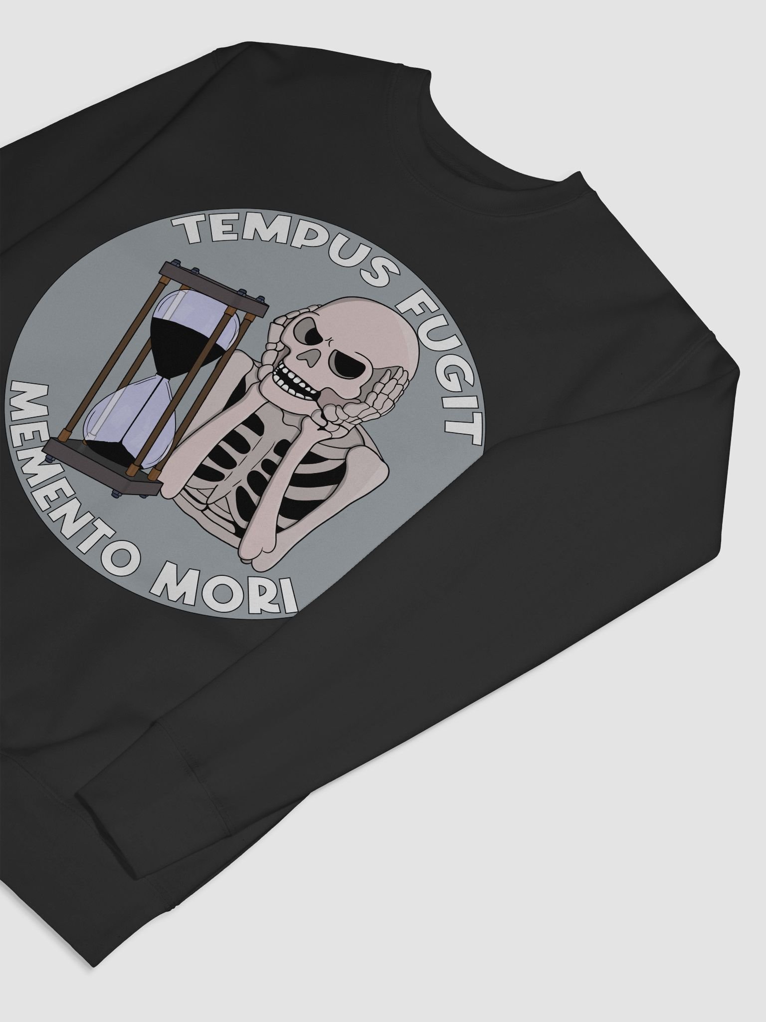 Tempus Fugit Skeleton Memento Mori Hourglass product image (7)