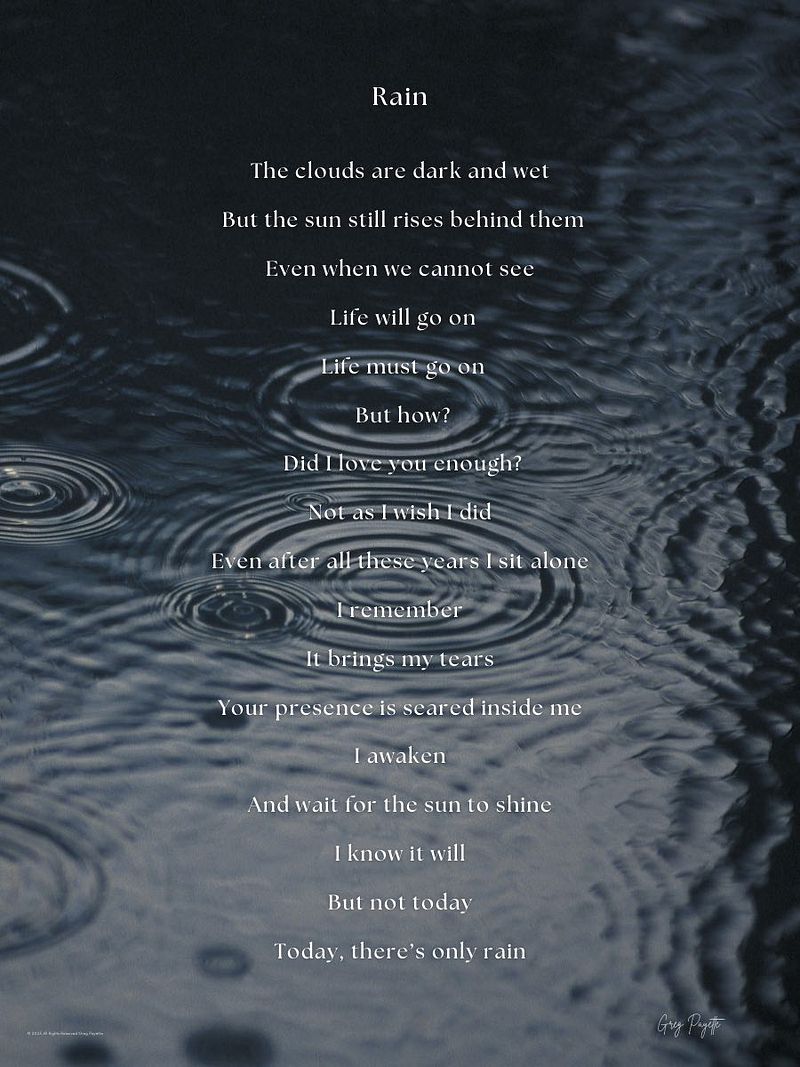 Rain - a Poem by Greg Payette