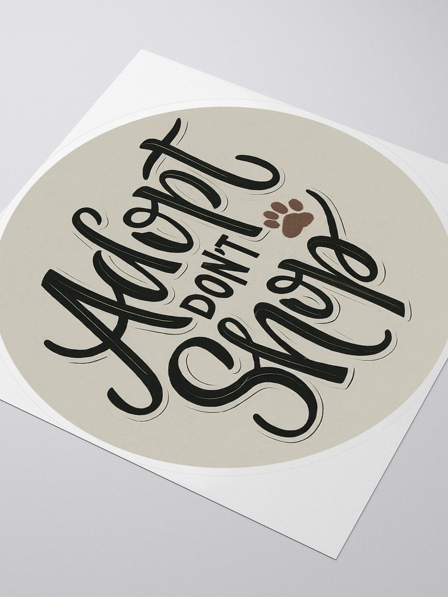 Adopt Don't Shop - Vintage Round Kiss Cut Stickers product image (3)