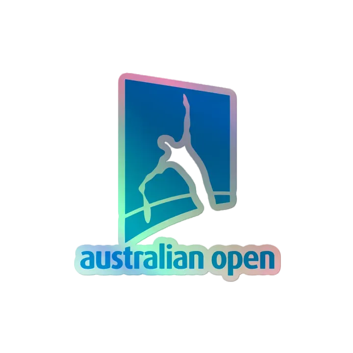 Australian Open Tennis Player Holographic Sticker product image (2)