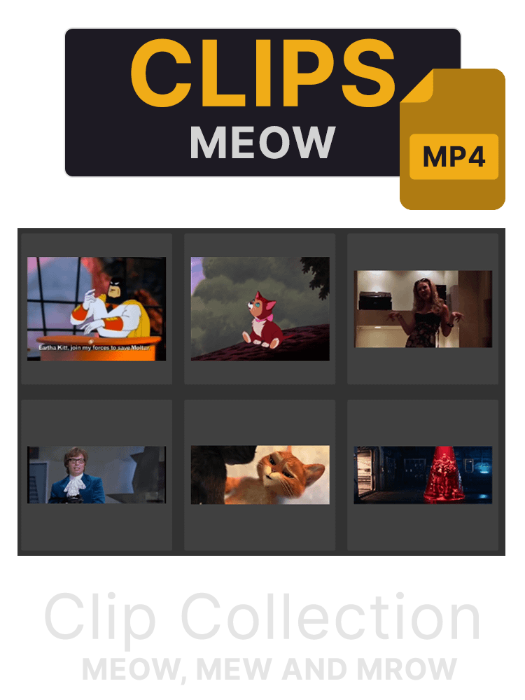 Clips: Meow (147x) product image (1)