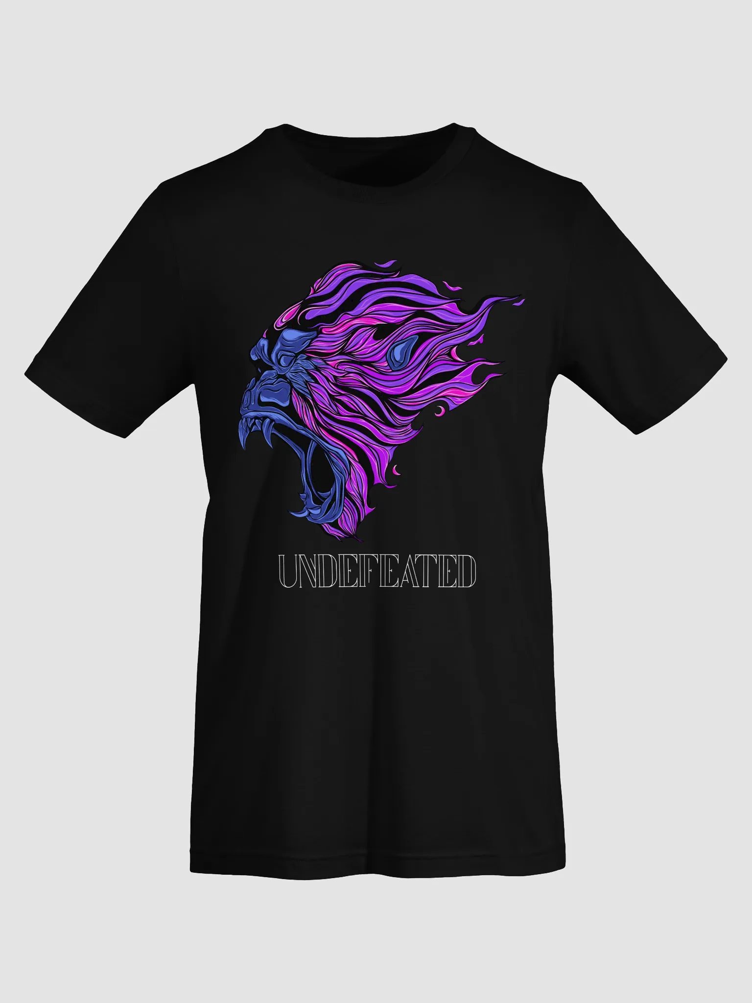 Vibrant Purple Gorilla Head "UNDEFEATED" Tee | Bella + Canvas 3001 Unisex Shirt product image (55)