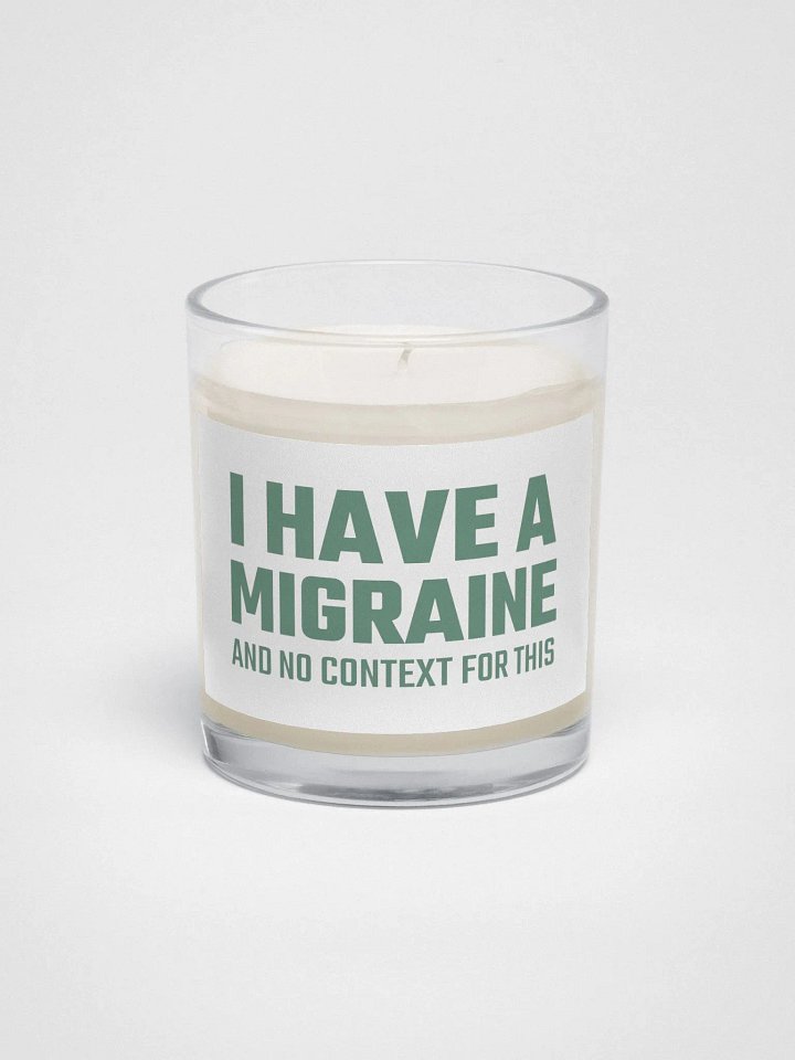 I have a migraine soy candle product image (2)