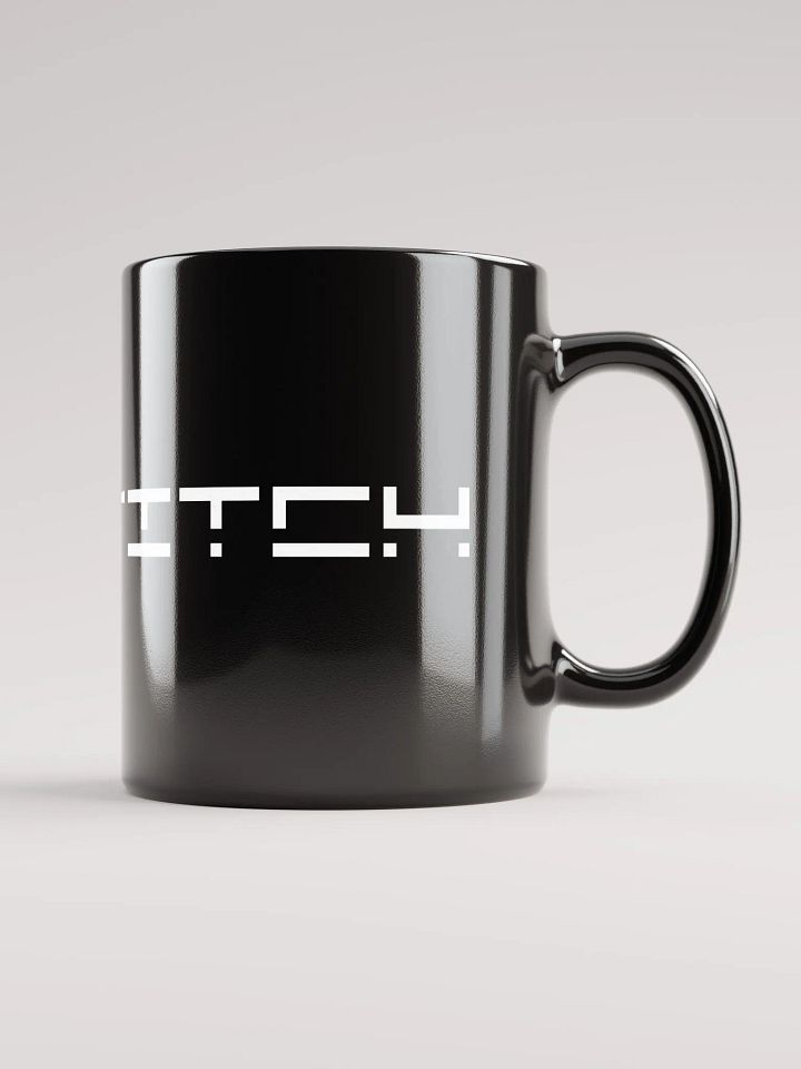 Pix Stitch Black Glossy Mug product image (2)